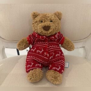 Retired NWT Jellycat Bartholomew Bear Winter Pyjamas HTF